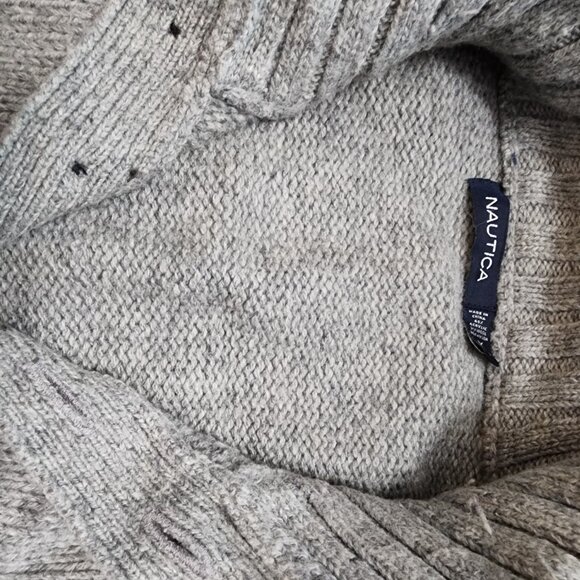 3 Nautica Wool/Nylon High Neck Sweaters - Picture 4 of 6